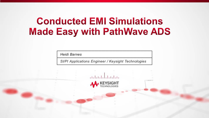 Conducted EMI Simulations Made Easy with PathWave ADS